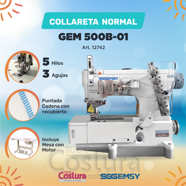 COLLARETA (NORMAL) GEMSY-GEM500B-01