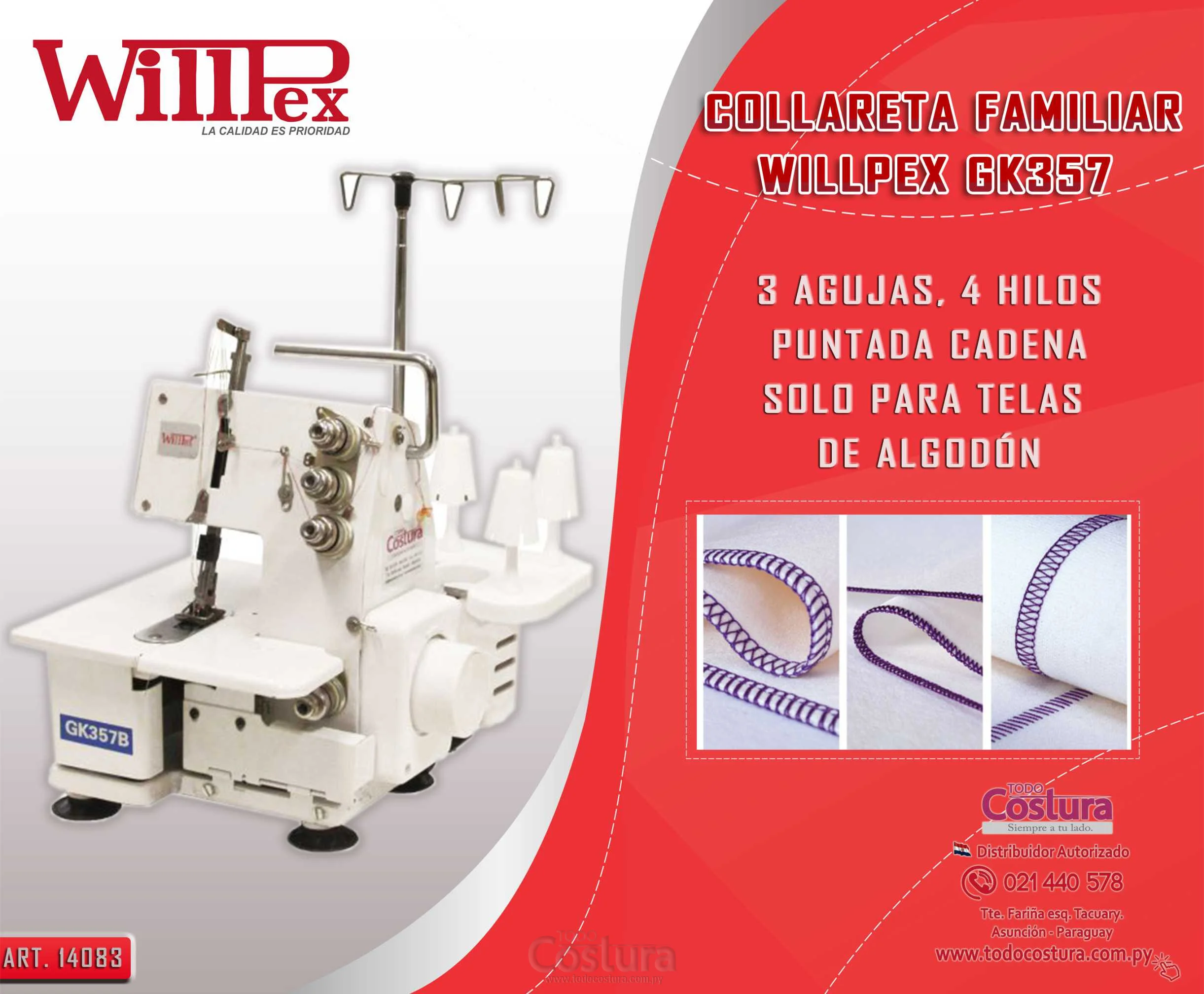 COLLARETA FAMILIAR 3 AGUJAS WILLPEX GK357