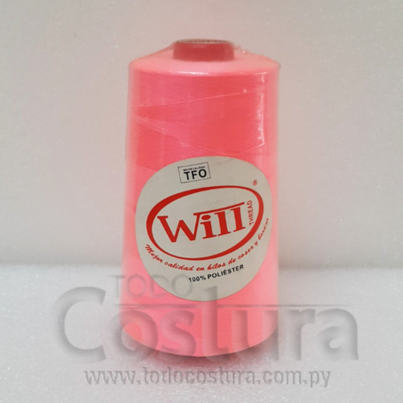 HILO DE COSER WILL (104 - ROSA FLUOR - 5000Y) 40/2 -TFO
