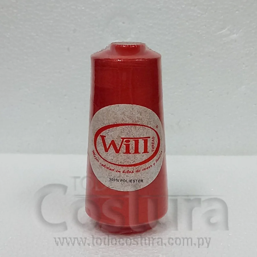 HILO DE COSER WILL (110 - ROJO - 5000Y) 40/2 -TFO