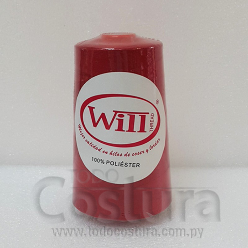 HILO DE COSER WILL (114 - ROJO - 5000Y) 40/2 -TFO