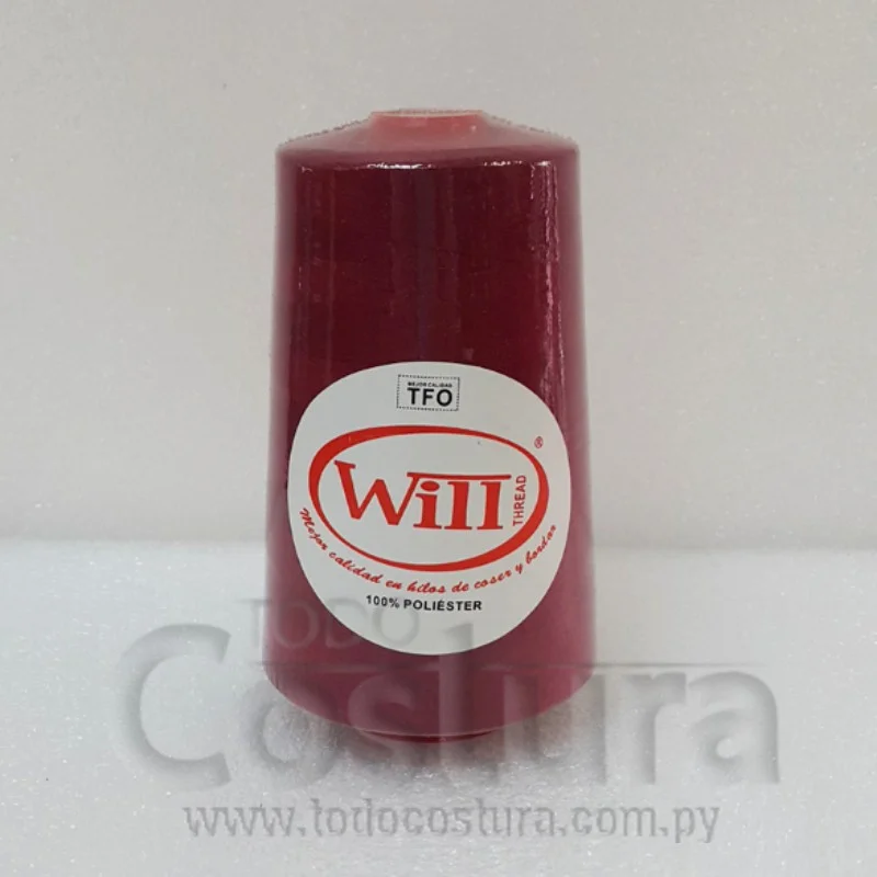 HILO DE COSER WILL (119 - CARMIN - 5000Y) 40/2 -TFO