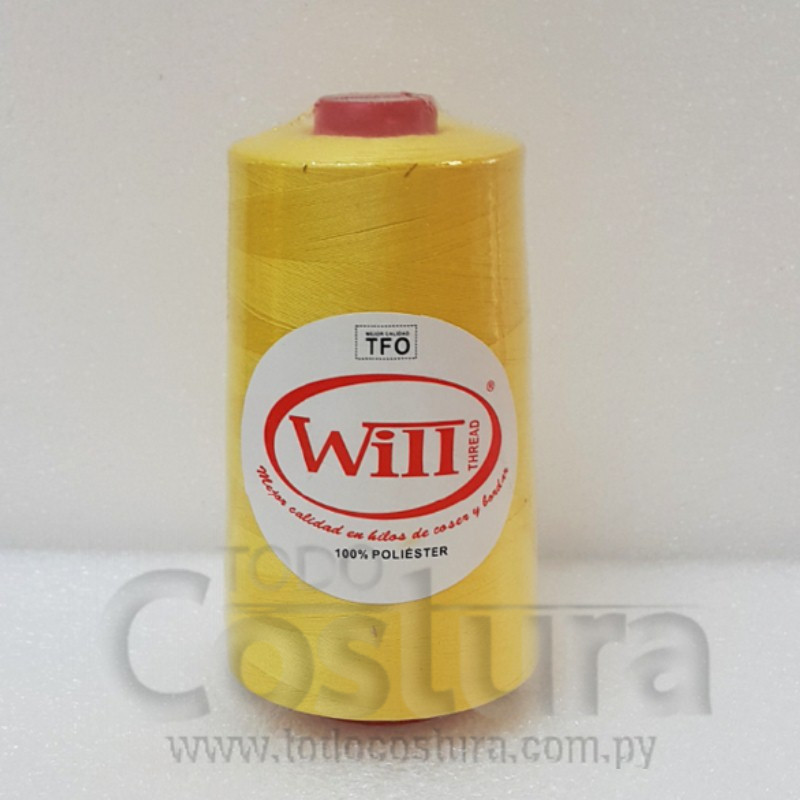 HILO DE COSER WILL (134 - AMARILLO - 5000Y) 40/2 -TFO