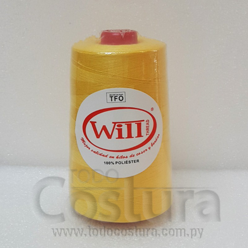 HILO DE COSER WILL (135 - AMARILLO - 5000Y) 40/2 -TFO