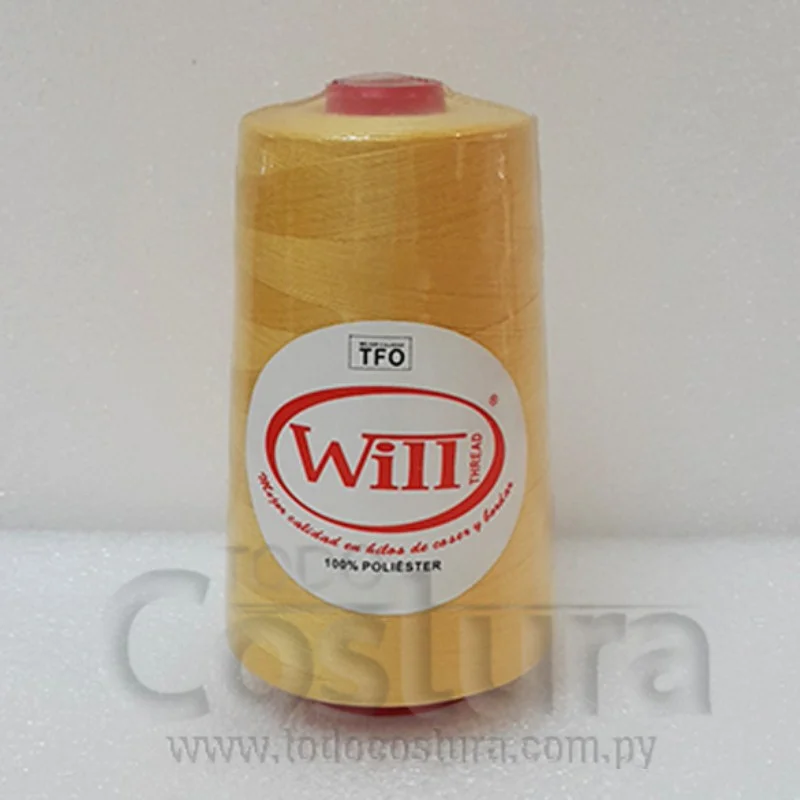 HILO DE COSER WILL (138 - AMARILLO - 5000Y) 40/2 -TFO