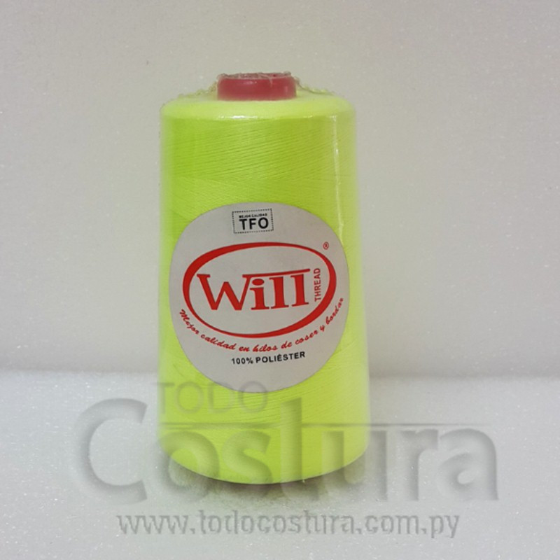 HILO DE COSER WILL (201 - VERDE FLUOR - 5000Y) 40/2 -TFO