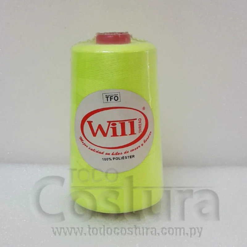 HILO DE COSER WILL (201 - VERDE FLUOR - 5000Y) 40/2 -TFO