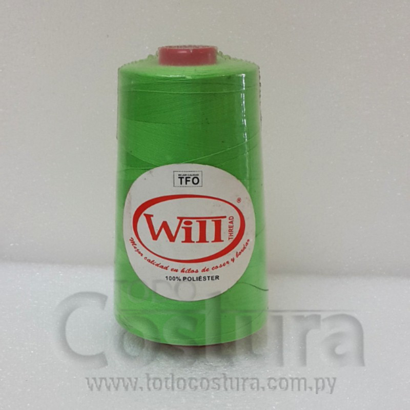 HILO DE COSER WILL (203 - VERDE - 5000Y) 40/2 -TFO