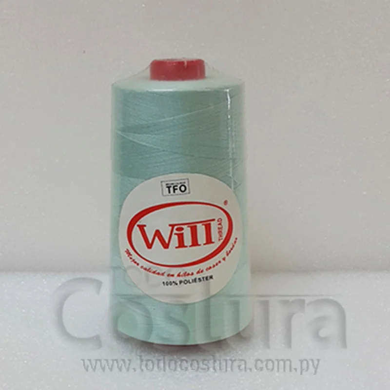 HILO DE COSER WILL (226 - VERDE AGUA - 5000Y) 40/2 -TFO