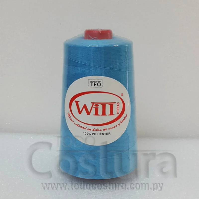 HILO DE COSER WILL (254 - CELESTE - 5000Y) 40/2 -TFO