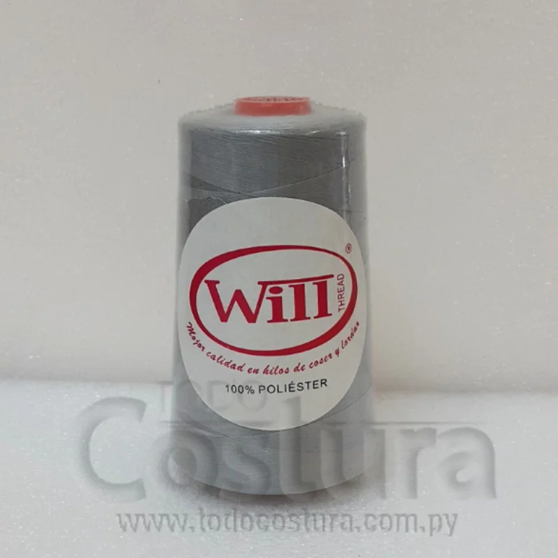 HILO DE COSER WILL (366 - GRIS CLARO - 5000Y) 40/2 -TFO