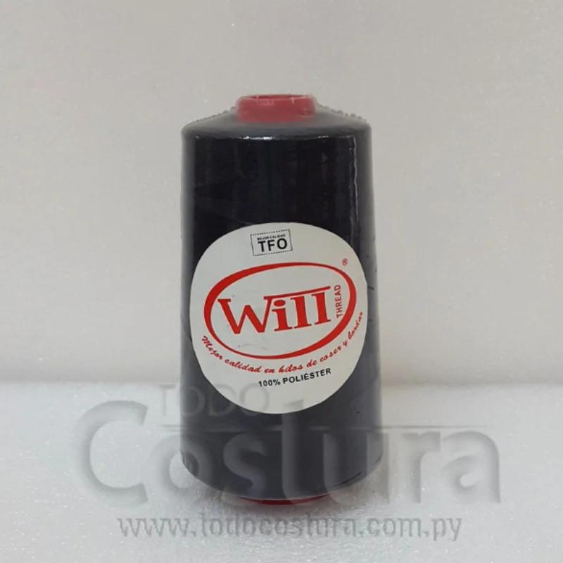 HILO DE COSER WILL (375 - GRIS OSCURO - 5000Y) 40/2 -TFO