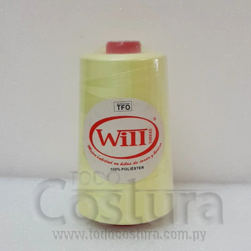 HILO DE COSER WILL (377 - AMARILLO CLARO - 5000Y) 40/2 -TFO