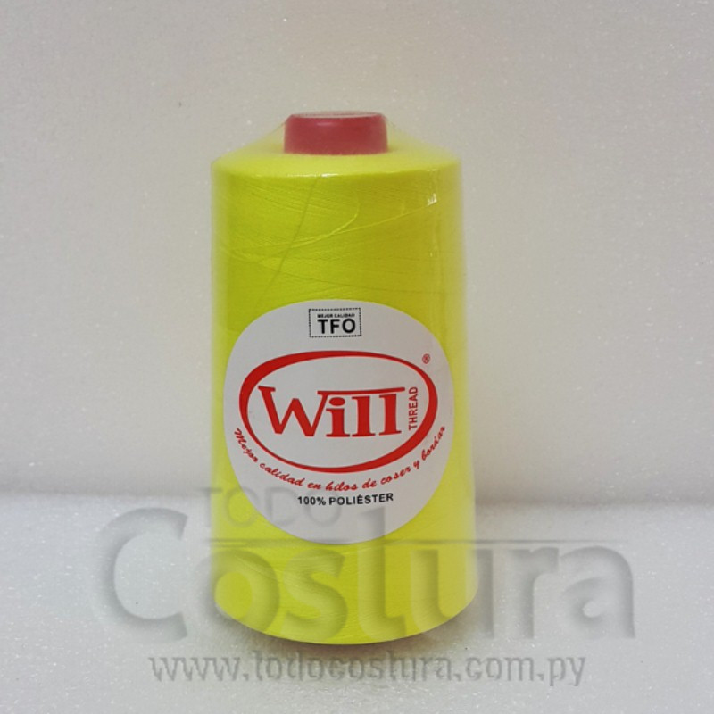 HILO DE COSER WILL (382 - AMARILLO - 5000Y) 40/2 -TFO