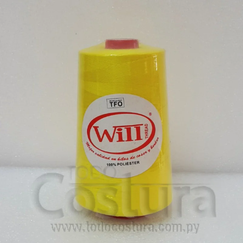 HILO DE COSER WILL (384 - AMARILLO - 5000Y) 40/2 -TFO