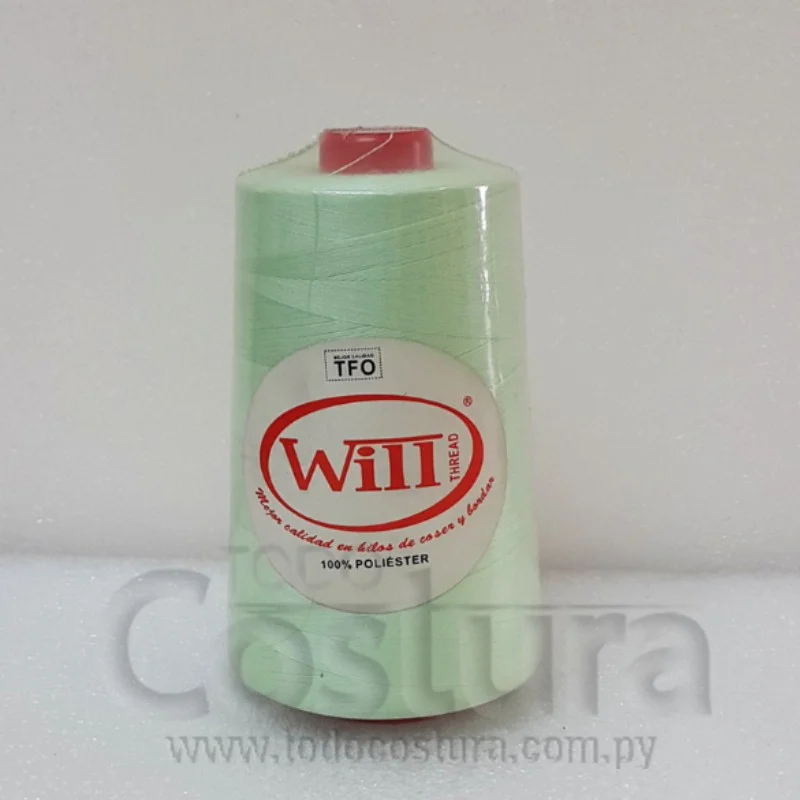 HILO DE COSER WILL (401- VERDE AGUA - 5000Y) 40/2 -TFO