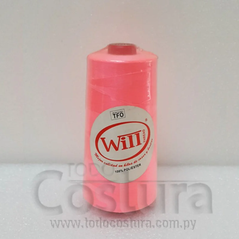 HILO DE COSER WILL (104 - ROSA FLUOR - 2500Y) 40/2 -TFO