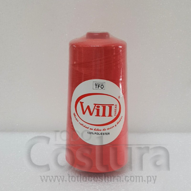 HILO DE COSER WILL (109 - ROJO - 2500Y) 40/2 -TFO