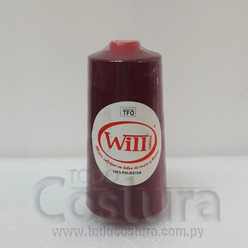 HILO DE COSER WILL (121 - GRANATE - 2500Y) 40/2 -TFO