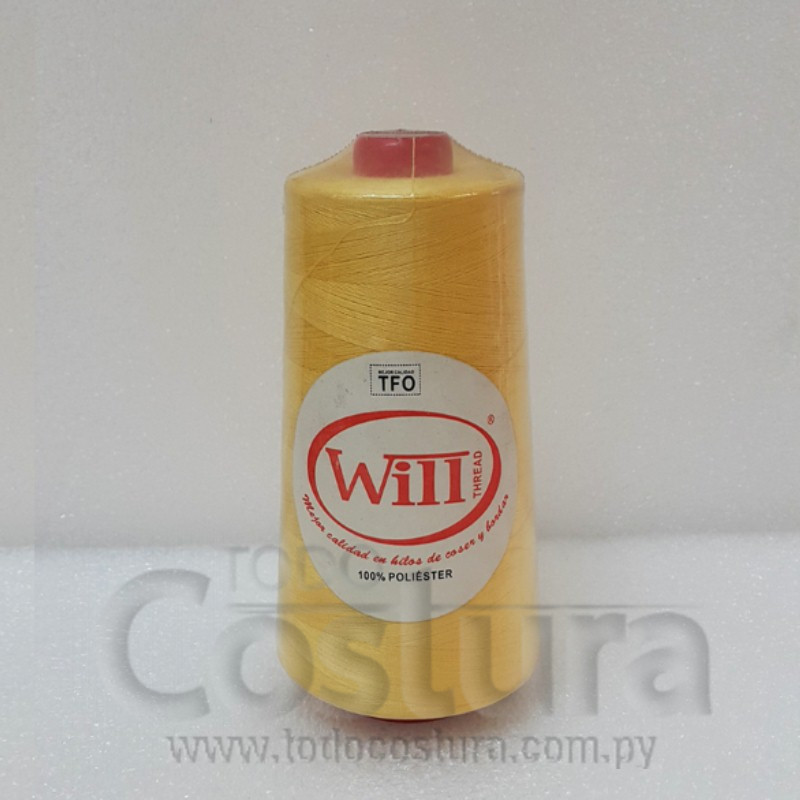 HILO DE COSER WILL (130 - AMARILLO - 2500Y) 40/2 -TFO