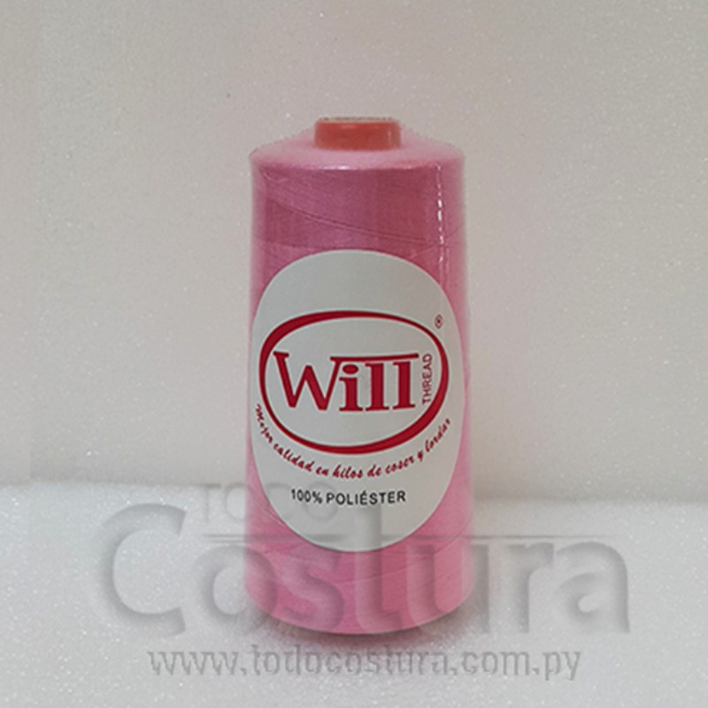 HILO DE COSER WILL (156 - ROSADO - 2500Y) 40/2 -TFO