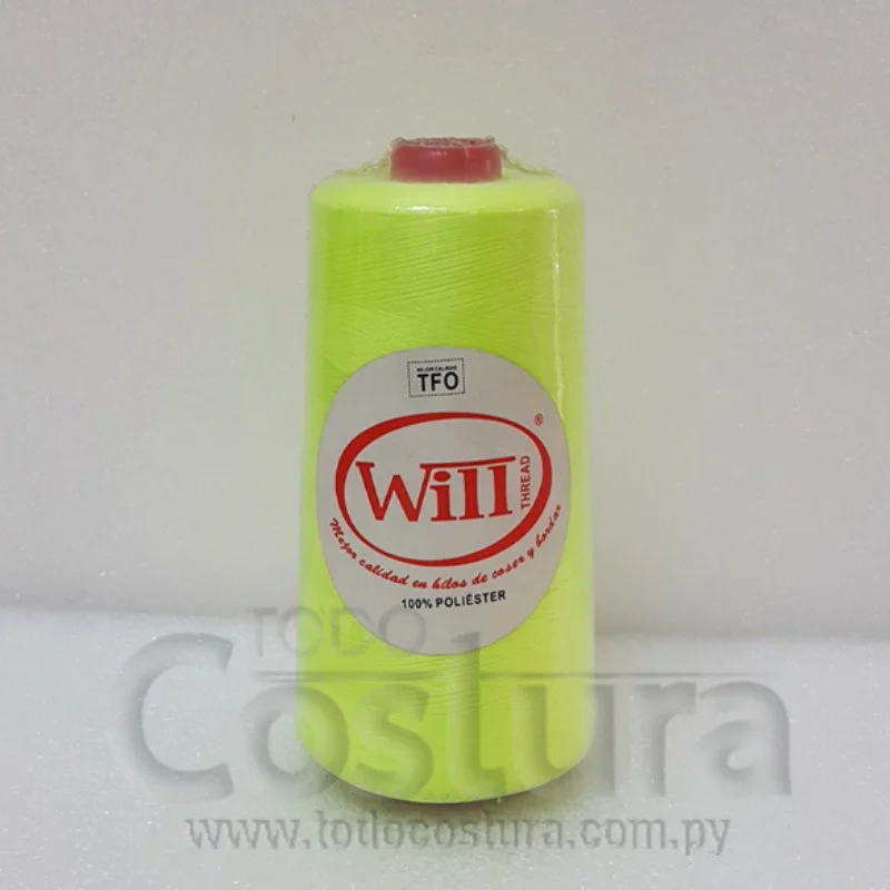 HILO DE COSER WILL (201 - VERDE FLUOR - 2500Y) 40/2 -TFO