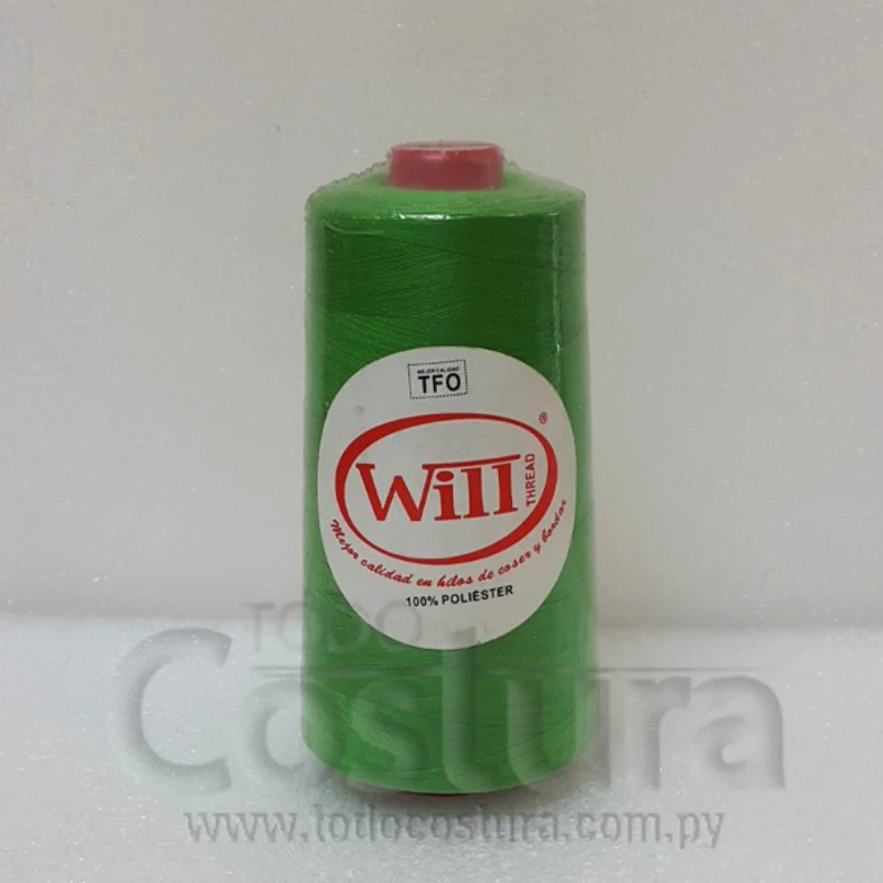 HILO DE COSER WILL (204 - VERDE - 2500Y) 40/2 -TFO