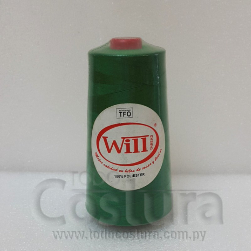 HILO DE COSER WILL (213 - VERDE - 2500Y) 40/2 -TFO