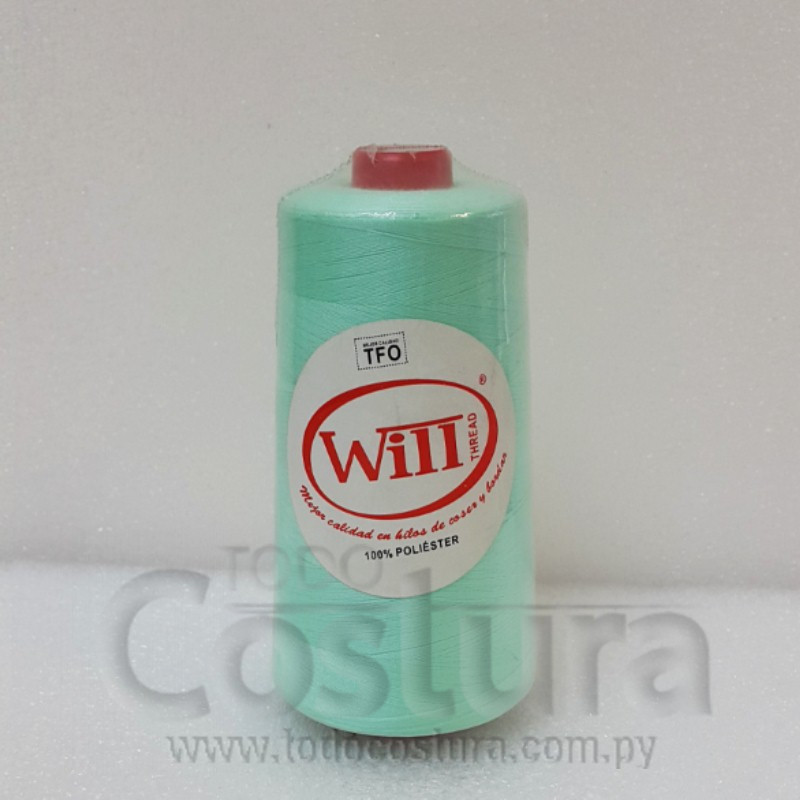 HILO DE COSER WILL (228 - VERDE AGUA - 2500Y) 40/2 -TFO