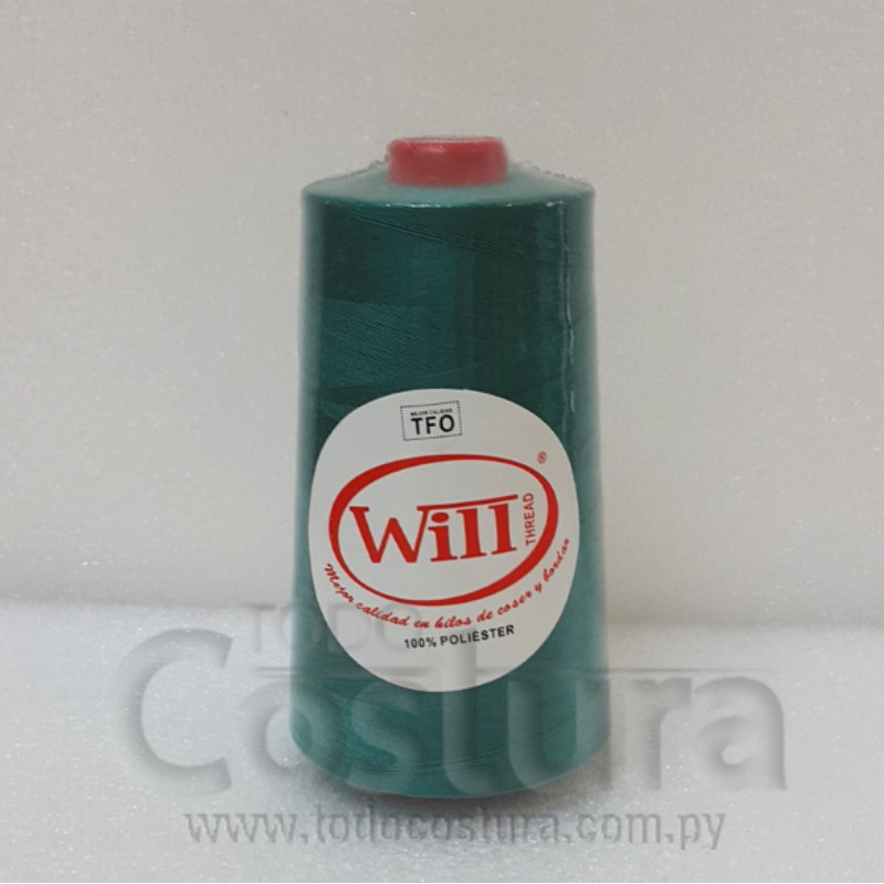 HILO DE COSER WILL (240 - VERDE - 2500Y) 40/2 -TFO