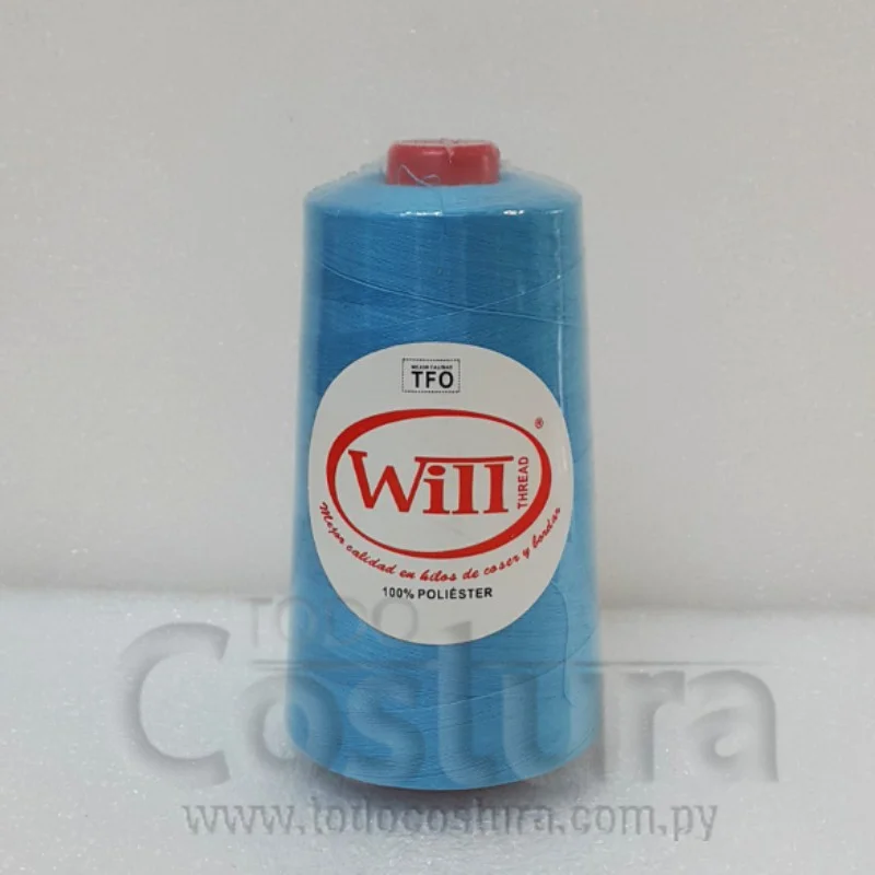HILO DE COSER WILL (254 - CELESTE - 2500Y) 40/2 -TFO