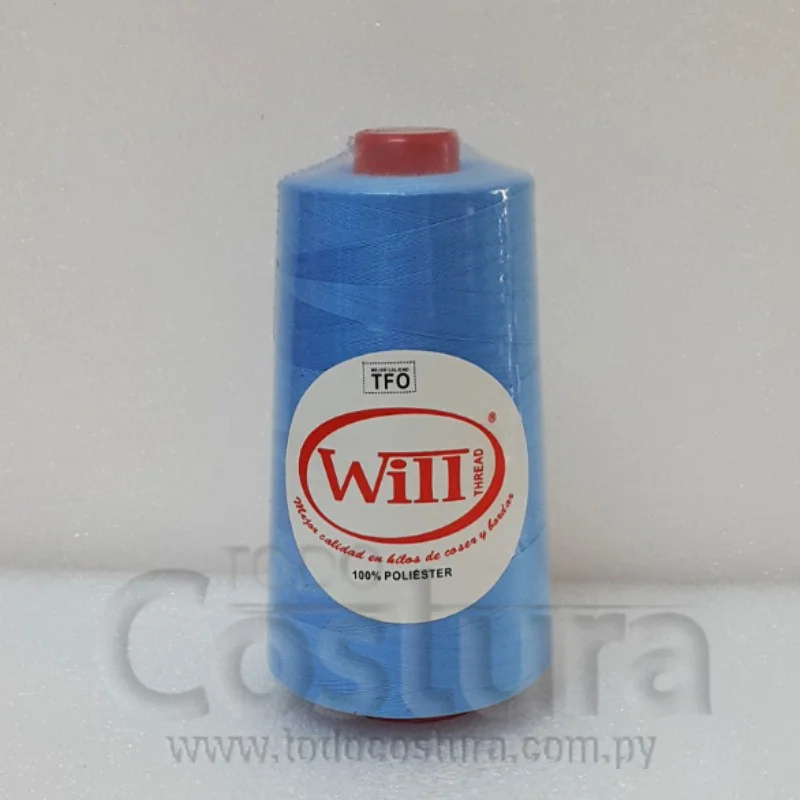 HILO DE COSER WILL (255 - CELESTE - 2500Y) 40/2 -TFO