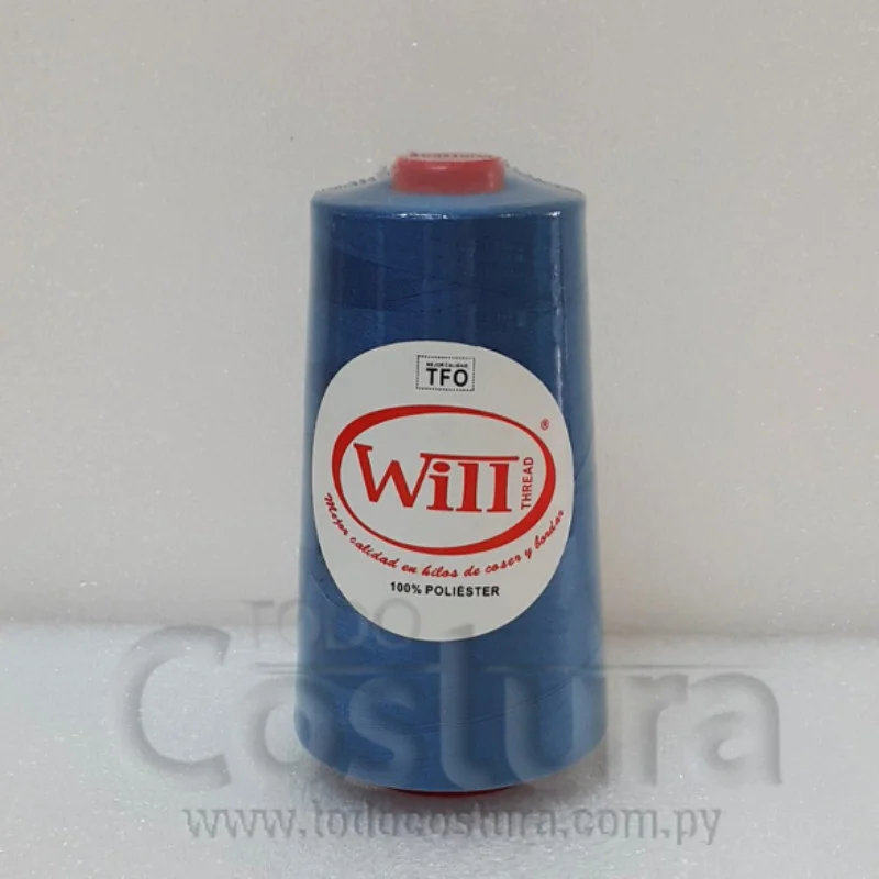 HILO DE COSER WILL (268 - CELESTE OSCURO - 2500Y) 40/2 -TFO