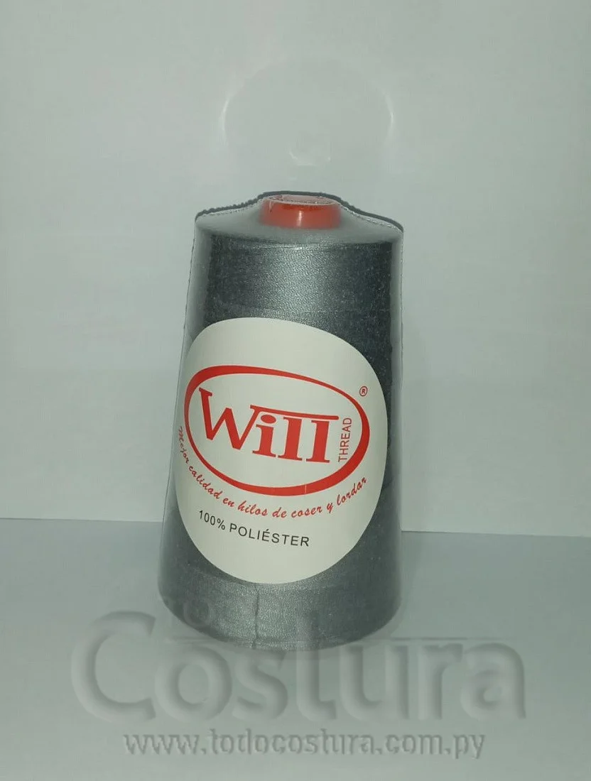HILO DE COSER WILL (334 - GRIS - 2500Y) 40/2 -TFO