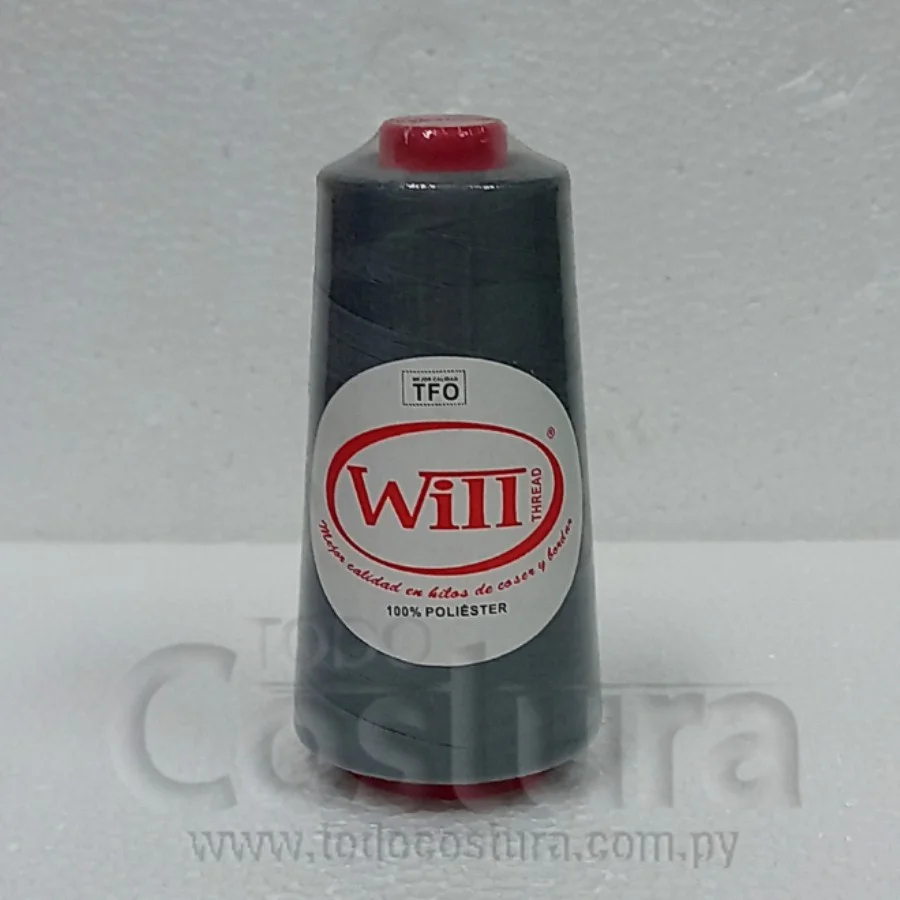 HILO DE COSER WILL (341 - GRIS - 2500Y) 40/2 -TFO