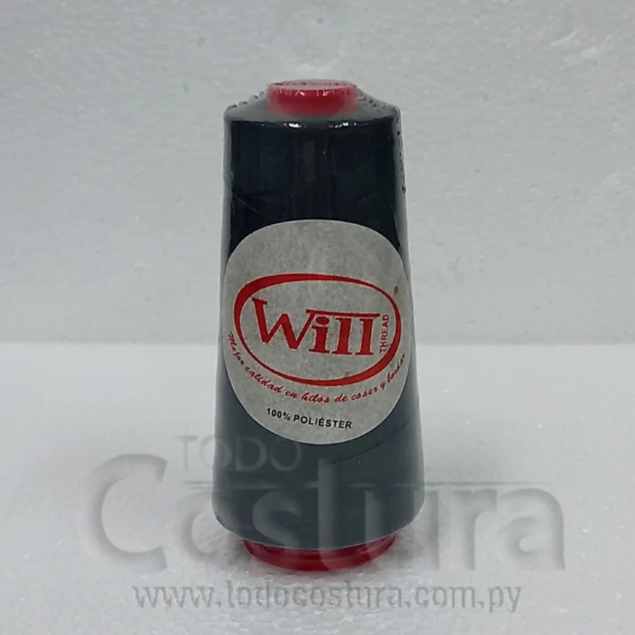 HILO DE COSER WILL (345 - GRIS OSCURO - 2500Y) 40/2 -TFO