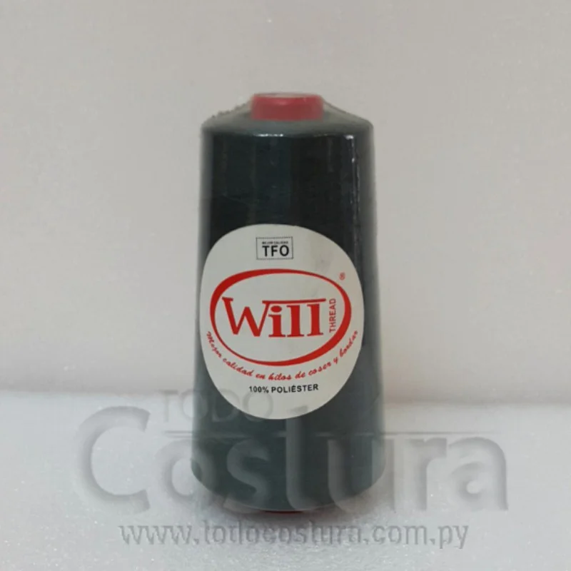 HILO DE COSER WILL (372 - VERDE CROMO - 2500Y) 40/2 -TFO
