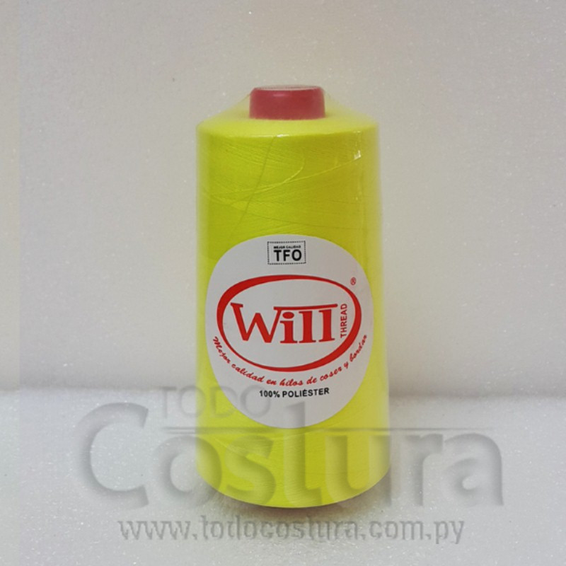 HILO DE COSER WILL (382 - AMARILLO - 2500Y) 40/2 -TFO