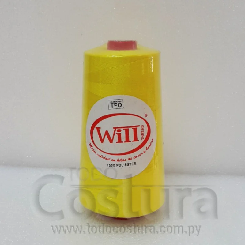 HILO DE COSER WILL (384 - AMARILLO - 2500Y) 40/2 -TFO