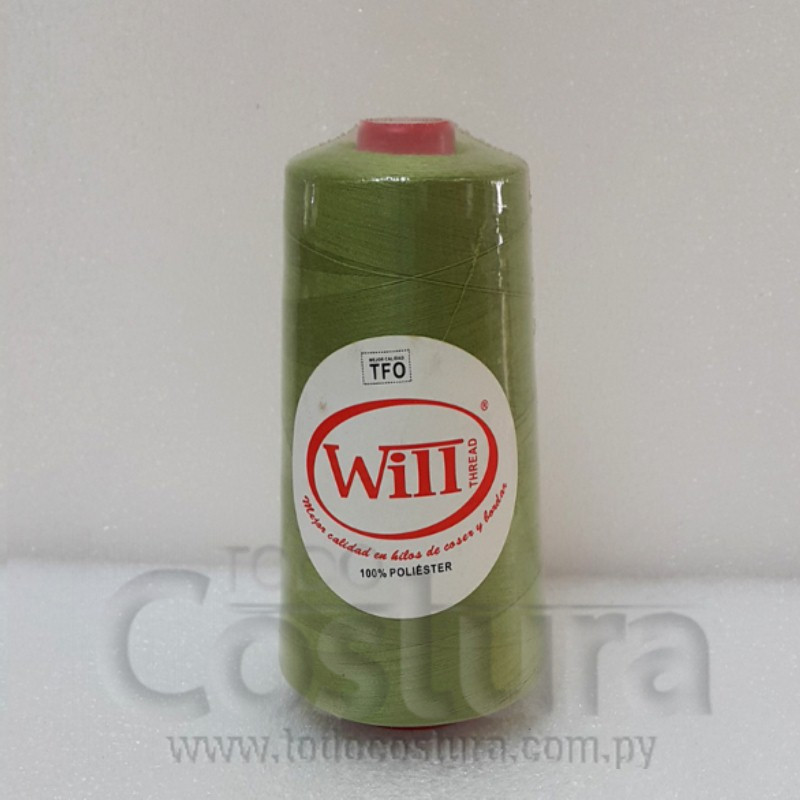 HILO DE COSER WILL (387 - VERDE HIERBA - 2500Y) 40/2 -TFO