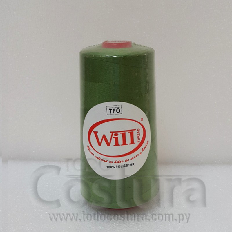 HILO DE COSER WILL (388 - VERDE HIERBA - 2500Y) 40/2 -TFO