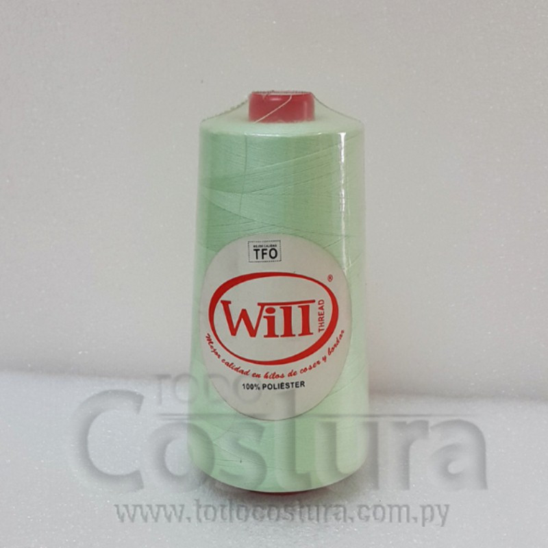 HILO DE COSER WILL (401- VERDE AGUA - 2500Y) 40/2 -TFO