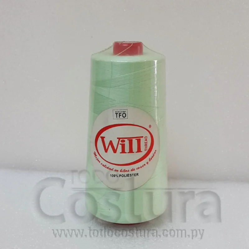 HILO DE COSER WILL (401- VERDE AGUA - 2500Y) 40/2 -TFO