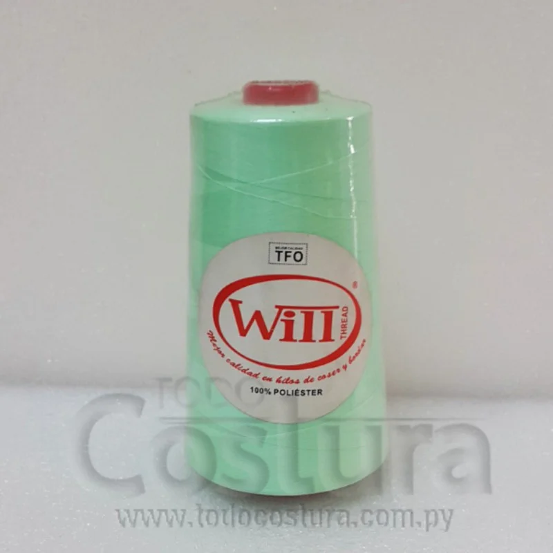 HILO DE COSER WILL (405- VERDE AGUA - 2500Y) 40/2 -TFO