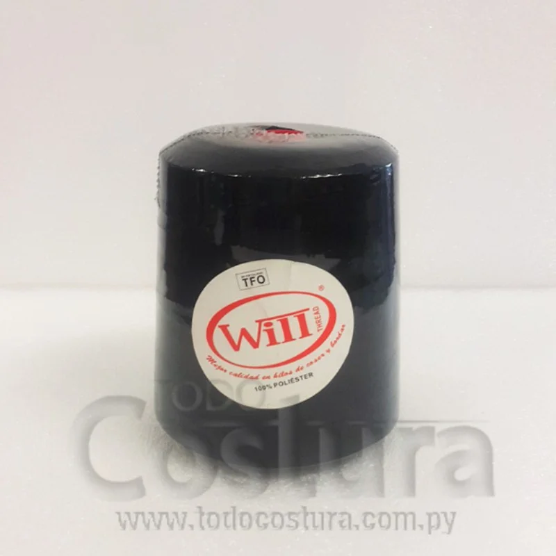 HILO DE COSER WILL P/ JEANS (325 - NEGRO - 5000Y) 20/3