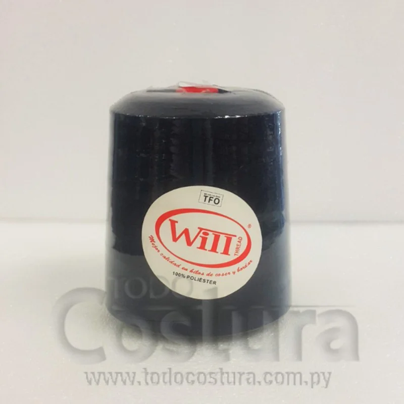 HILO DE COSER WILL P/ JEANS (322 - AZUL NEGRUZCO - 5000Y) 20/3