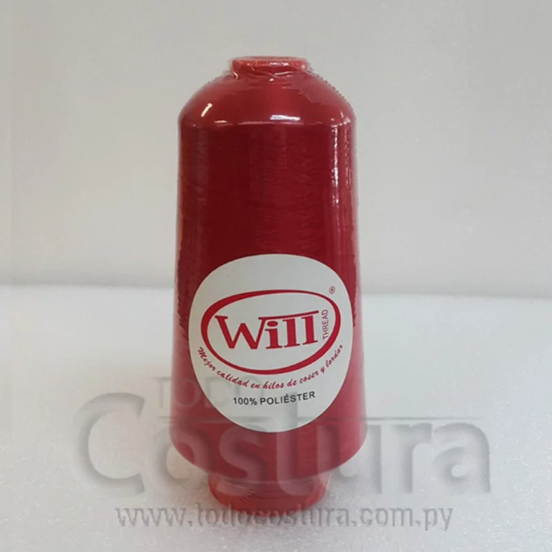 HILO TEXTURIZADO WILL (114 - ROJO - 200G) 165DTEX