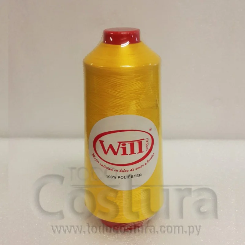 HILO TEXTURIZADO WILL (385 - AMARILLO DE ZINC - 200G) 165DTEX