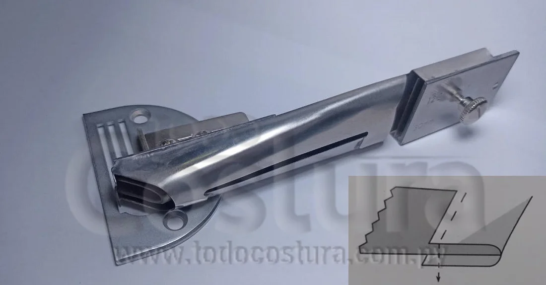 KIT DE DOBLADILLOR P/ ELASTICO (30MM) RECTA INDUSTRIAL