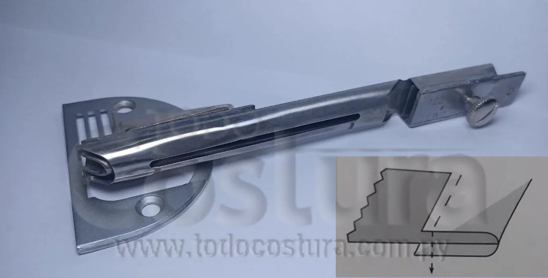 KIT DE DOBLADILLOR P/ ELASTICO (16MM) RECTA INDUSTRIAL